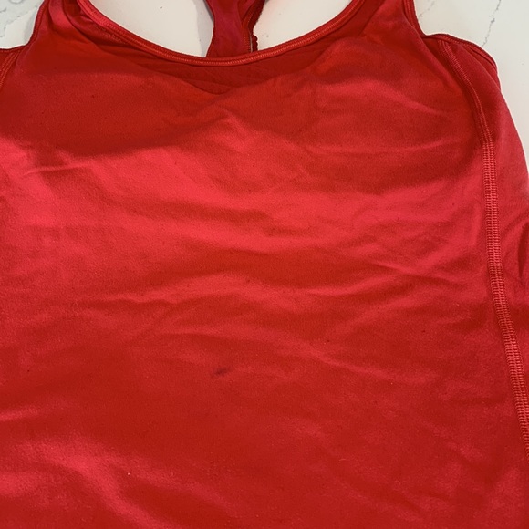 Lululemon Deep Breath Tank Size 6 color : Lush Coral - Picture 6 of 7